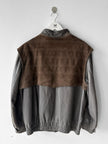 SPANISH LABEL 1980s PANELED LEATHER JACKET