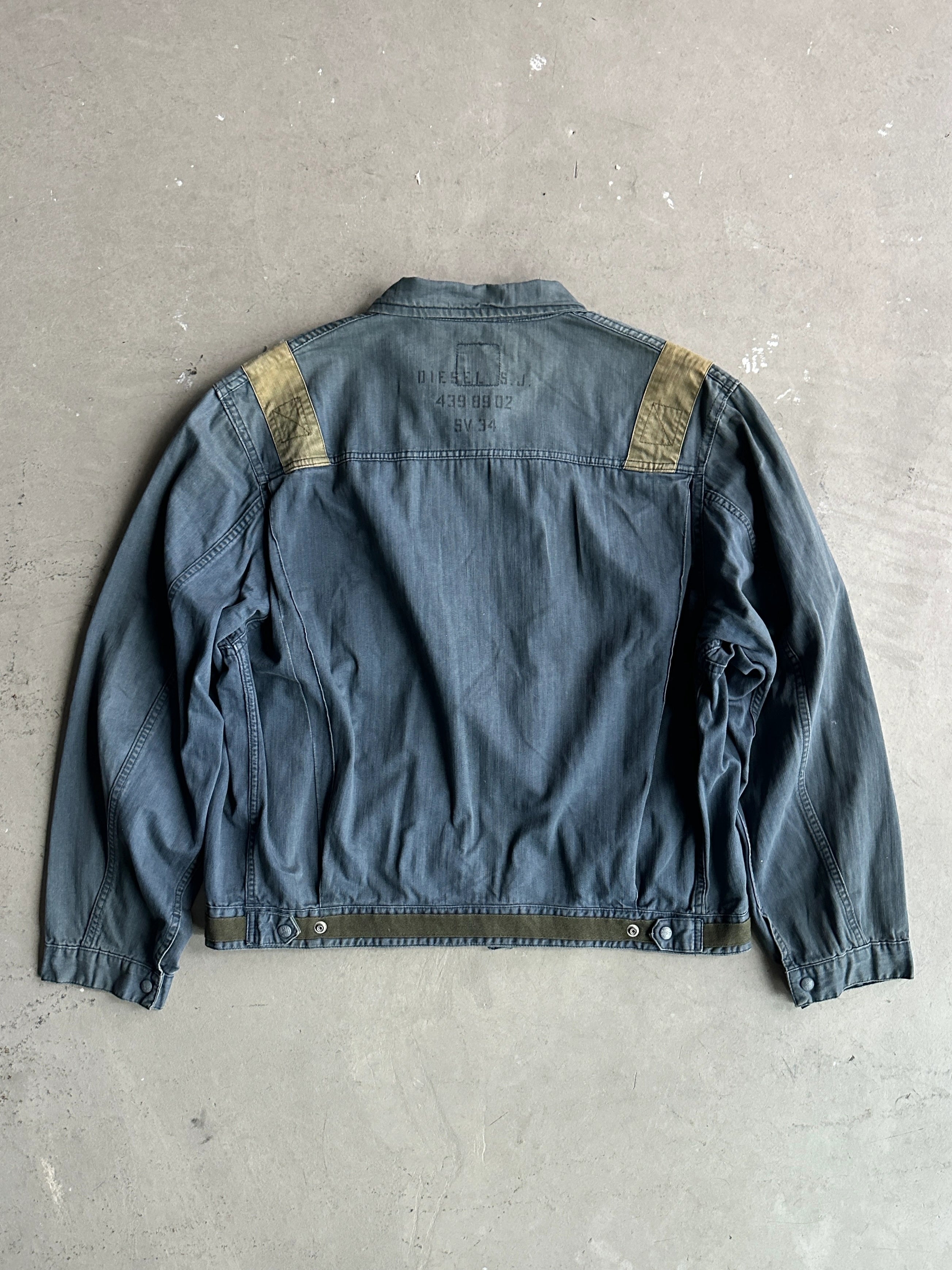 DIESEL - 1980s DISTRESSED CARGO JACKET