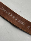 ARMANI JEANS - early 2000s SUEDE BELT