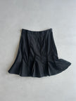ARMANI JEANS - 2000s HIGH WAIST PLEATED SKIRT