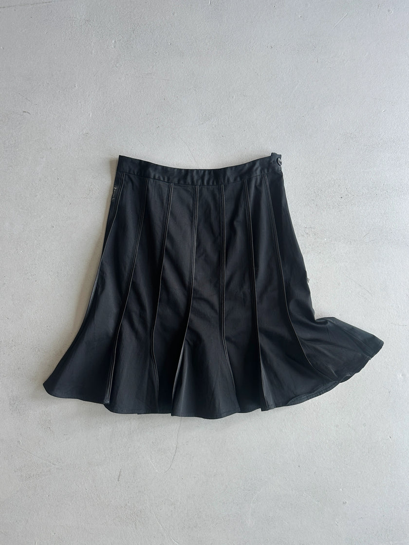 ARMANI JEANS - 2000s HIGH WAIST PLEATED SKIRT