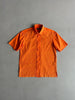 ISSEY MIYAKE MEN - S/S 1994 HALF SLEEVE SHIRT WITH INTRICATE FRONT STITCHING