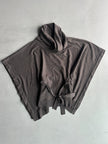 TRUSSARDI - 2000s PONCHO JUMPER WITH WAIST TIE