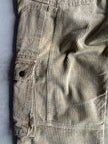 1990s WIDE LEG CORDUROY PANELS CARGO TROUSERS