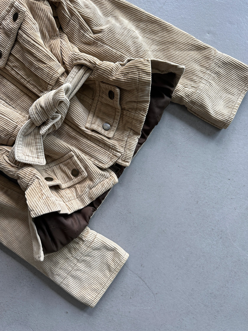 DSQUARED2 - F/W 2004 CORDUROY BELTED MULTI POCKET JACKET