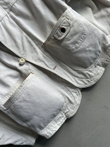 MARITHÉ + FRANÇOIS GIRBAUD - 1980s BOXY FIT DENIM BOMBER JACKET