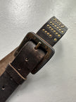 JUST CAVALLI - 2000s DISTRESSED LEATHER BELT