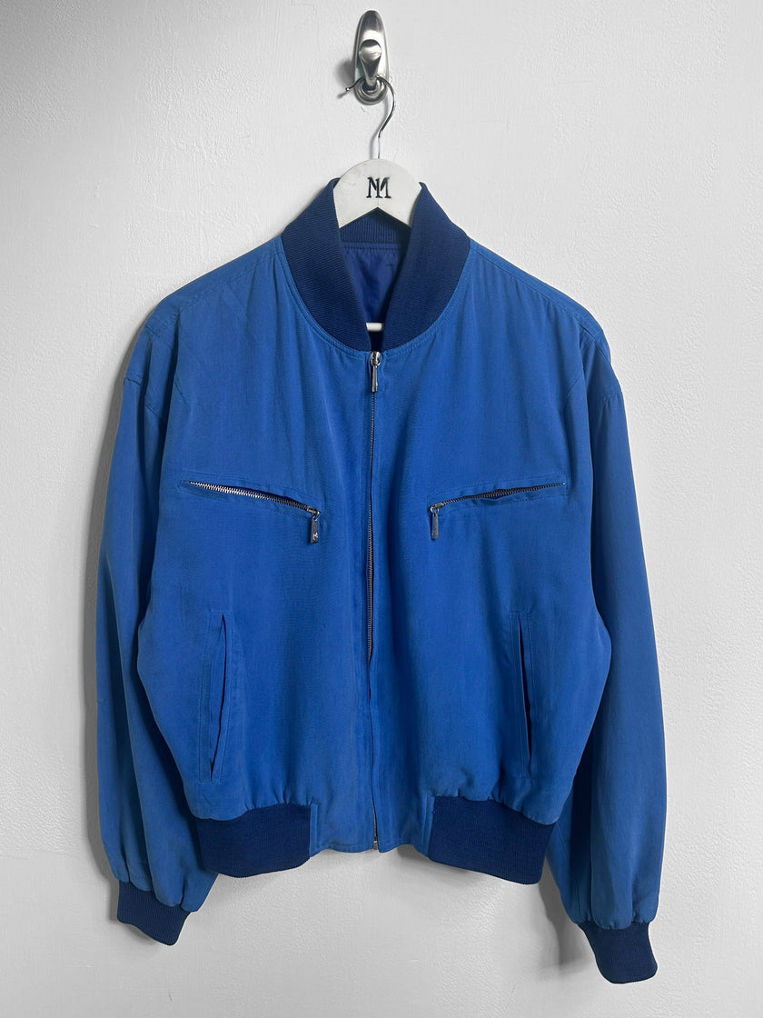 CLAUDE MONTANA - 1980s SILK BOMBER JACKET