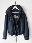 ARMANI JEANS - late 1980s-early 1990s AVIATOR BOMBER JACKET
