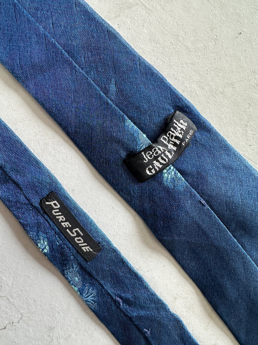 JEAN PAUL GAULTIER - 1990s SILK ORGANZA TIE