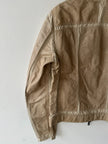 GIANFRANCO FERRÉ - early 2000s PANELED LEATHER BIKER JACKET