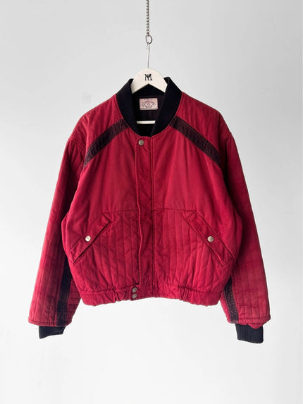 ARMANI JEANS 1990s SAMPLE BOXY FIT BOMBER JACKET