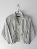 ISSEY MIYAKE - 1980s TEXTURED COTTON BOMBER JACKET