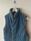 ARMANI JEANS - 1990s DENIM VEST GILET JACKET