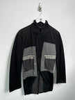 COMME DES GARÇONS - S/S 2010 DECONSTRUCTED PATCHWORK LONG BLAZER