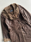 ARMANI JEANS  - 1990s FAUX LONG SHEARLING JACKET