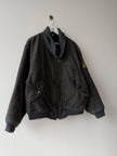 ITALIAN LABEL 1980s HEAVYWEIGHT DENIM BOMBER JACKET