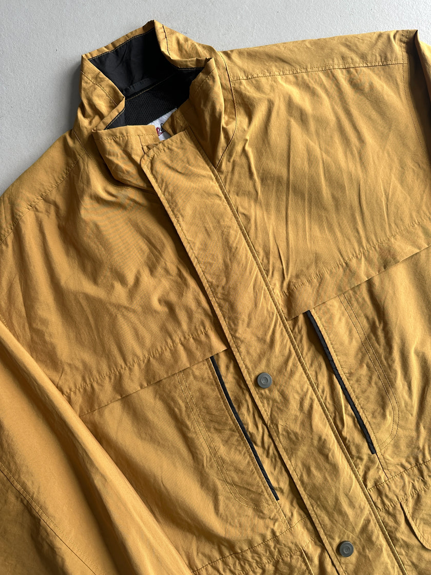 PAUL SMITH RED - 1990s WATERPROOF FUNNEL NECK PARKA