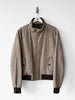 ITALIAN LABEL - 1990s HERRINGBONE BOMBER JACKET