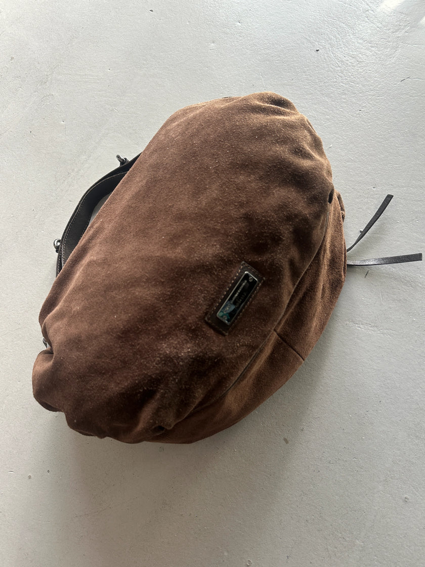 C'N'C COSTUME NATIONAL - F/W 2010 SUEDE LARGE HOBO BAG