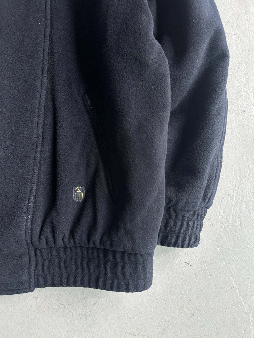 VALENTINO - 1980s WOOL AND CASHMERE BOMBER JACKET