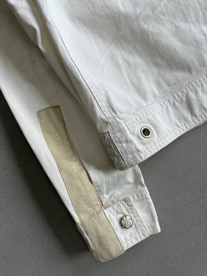 GIANFRANCO FERRÉ - 1990s ZIP DETAIL FRONT DENIM JACKET