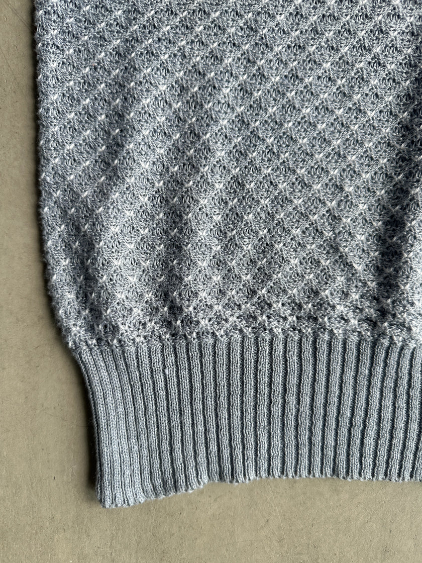 1970s WAFFLE KNIT VEST TOP