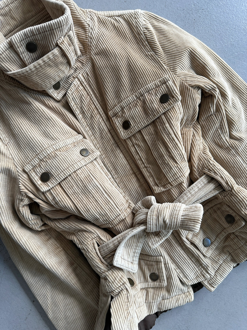 DSQUARED2 - F/W 2004 CORDUROY BELTED MULTI POCKET JACKET