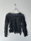 ISSEY MIYAKE PERMANENTE - late 1980s 3D SPIKE LONG SLEEVE TOP