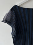 ISSEY MIYAKE - 2000s LAYERED LONGLINE TOP WITH SHEER MESH OVERLAY