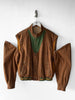 SPANISH LABEL 1980s 2 in 1 BOMBER JACKET WITH ZIP OFF SLEEVE