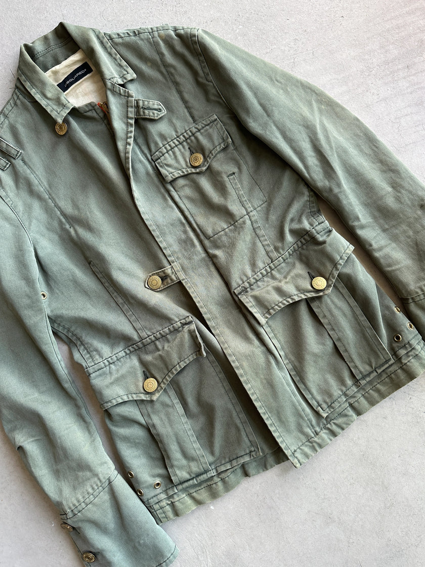 DSQUARED2 - 2000s STRAIGHT FIT CARGO JACKET