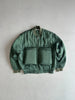 KATHARINE HAMNETT SILKY BOMBER JACKET WITH OVERSIZED POCKETS