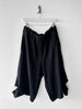 YOHJI YAMAMOTO - S/S 2025 TRACK SHORTS WITH CUT OUT DETAILS AT HEM