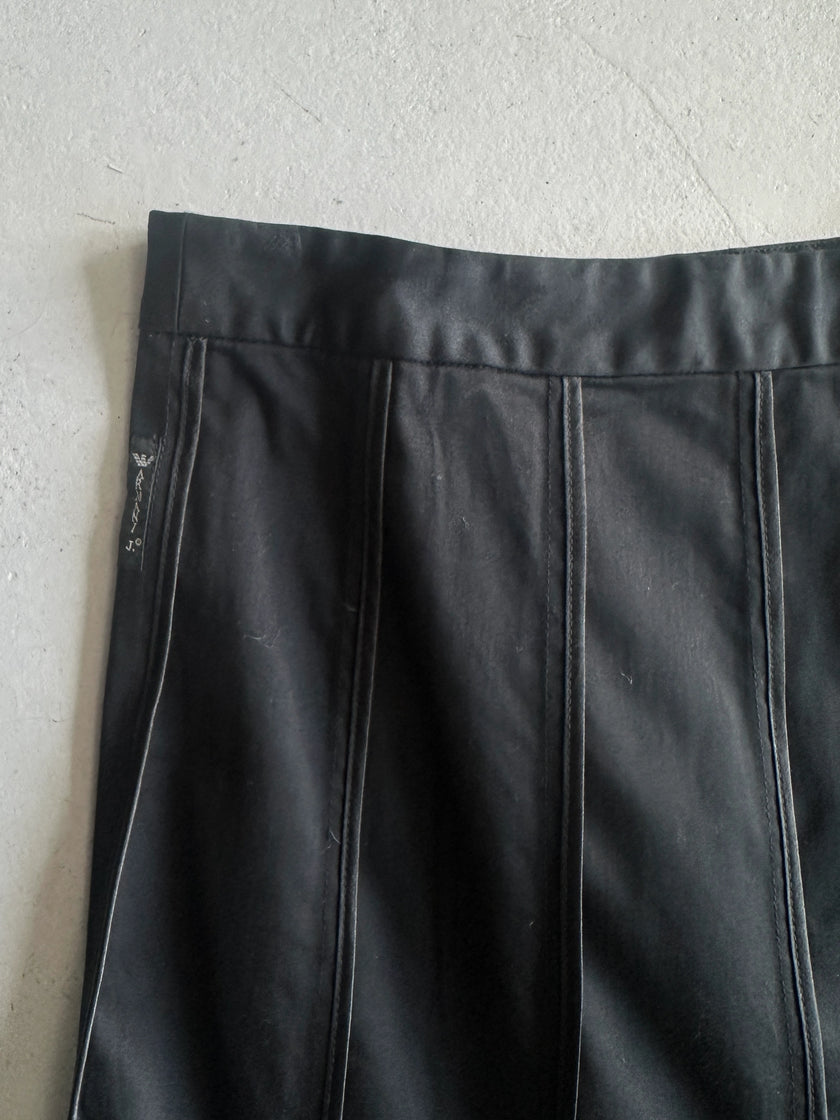 ARMANI JEANS - 2000s HIGH WAIST PLEATED SKIRT