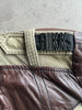 BIKKEMBERGS- 2000s CARGO LEATHER BOMBER JACKET