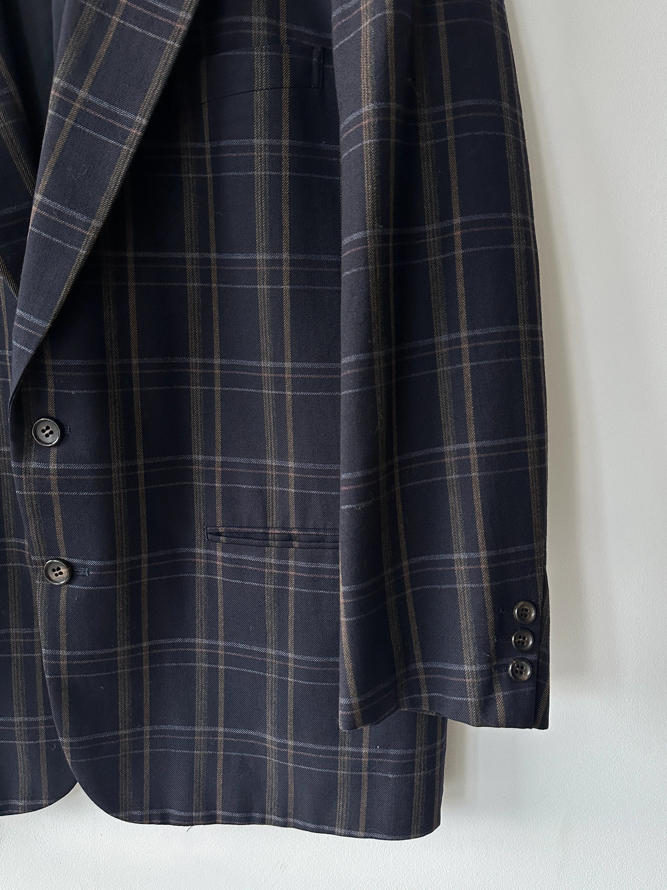 COMME DES GARÇONS HOMME - A/W 1990 OVERSIZED CHECKED BLAZER