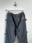 FINAL HOME - early 2000s TECHNICAL TROUSERS WITH SIDE BUTTON DETAILS