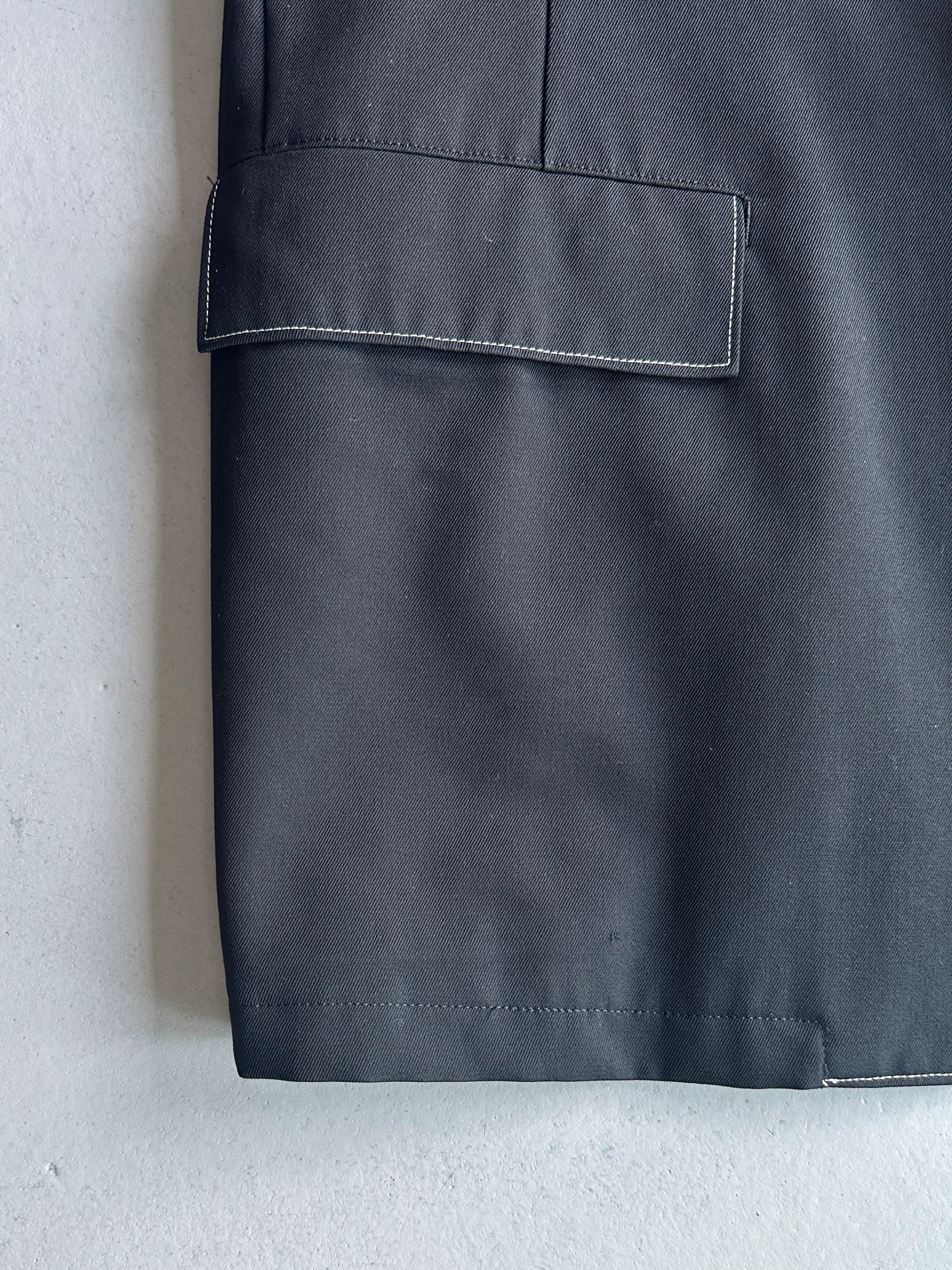 YOHJI YAMAMOTO - F/W 1997 CONTRASTING STITCHING DETAILS BLAZER