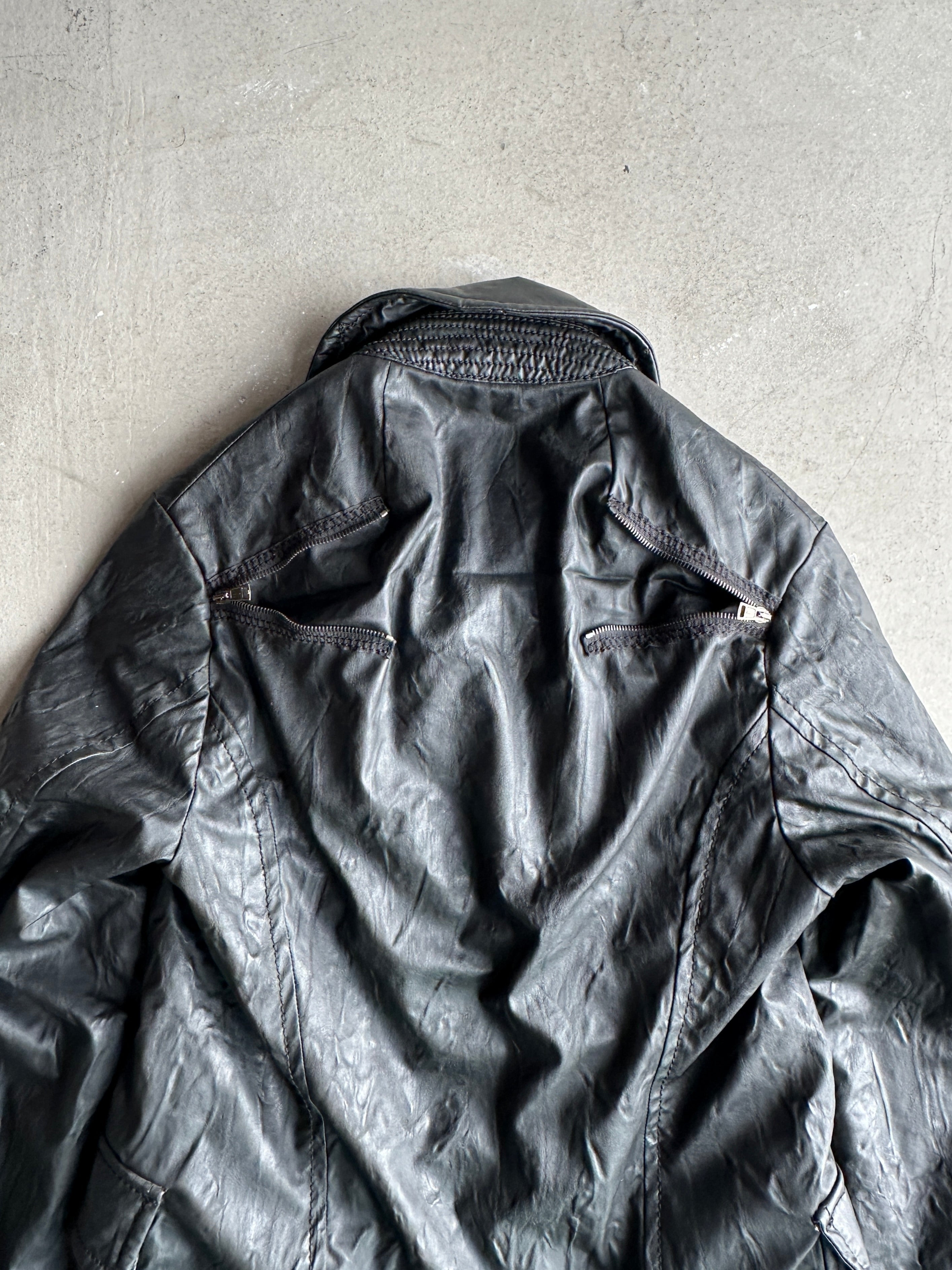 ANDREW MACKENZIE - 2008 AVANT-GARDE LEATHER JACKET