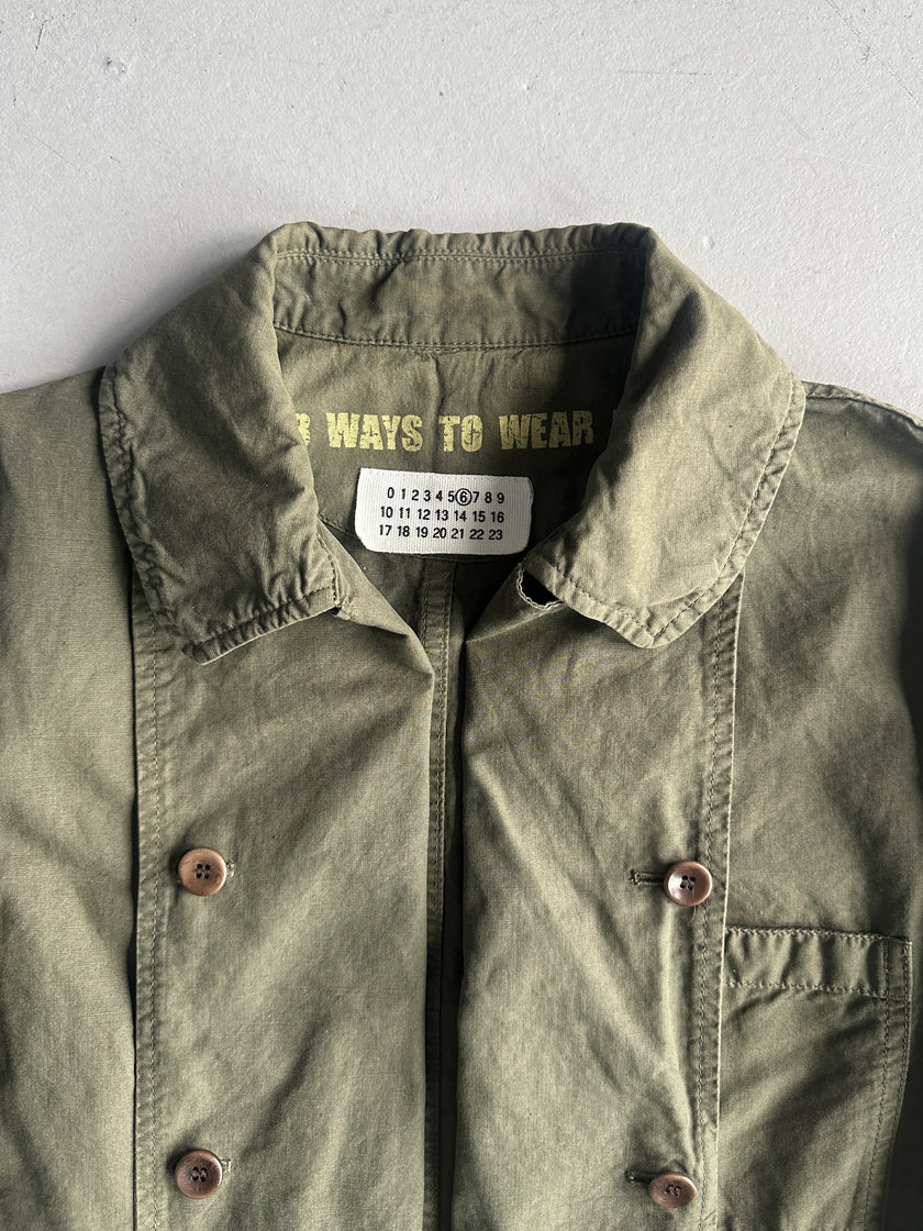 MARTIN MARGIELA - S/S 2003 3 WAYS TO WEAR BUTTONED JACKET