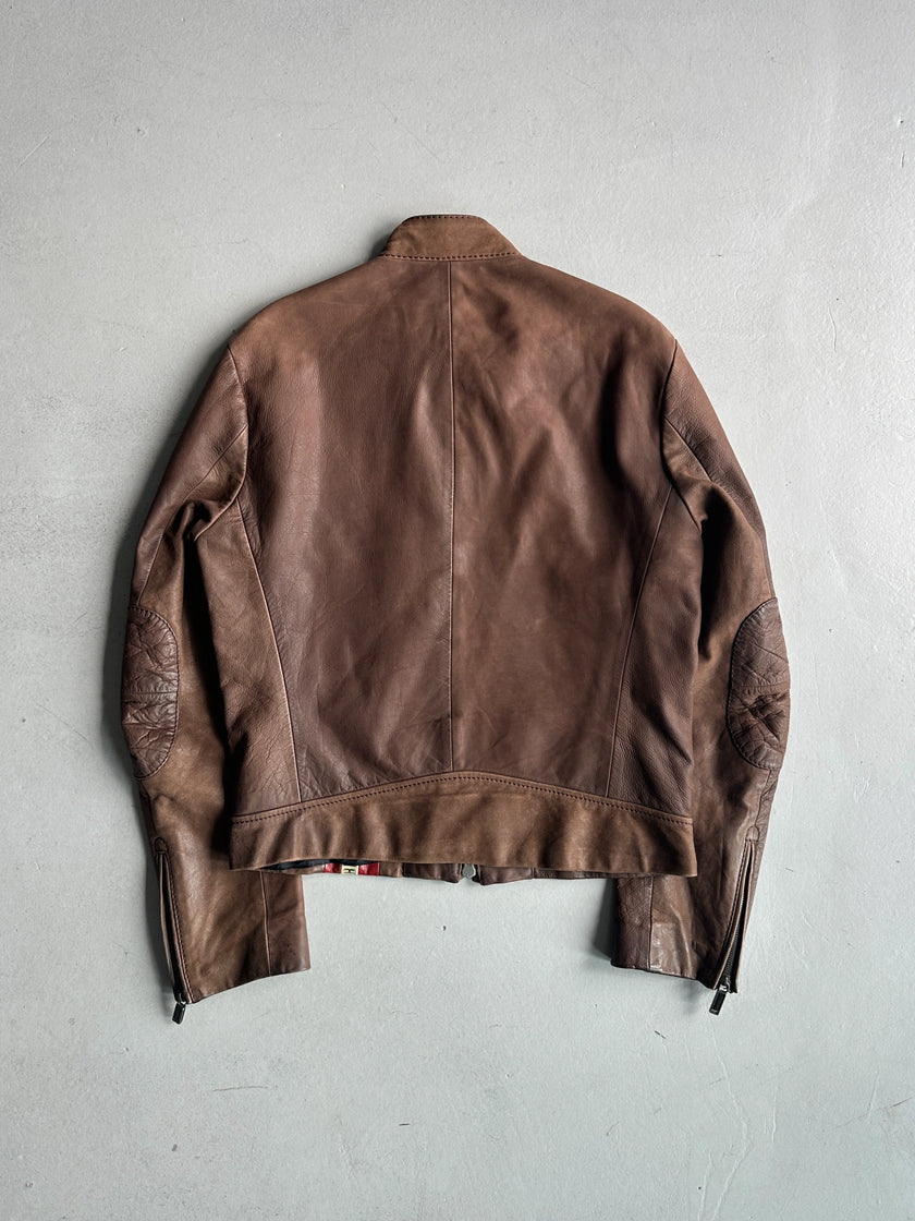 BIKKEMBERGS - 2000s LEATHER BIKER JACKET