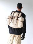 DOLCE & GABBANA CANVAS RUCKSACK WITH LEATHER DETAILS