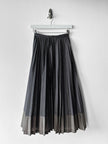 HIROKO KOSHINO - late 1990s PLEATED MAXI SKIRT