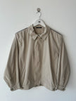 VALENTINO - late 1980s CROP FIT LIGHT BOMBER JACKET