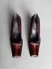 ITALIAN LABEL 1990s SQUARE TOE LEATHER PUMPS
