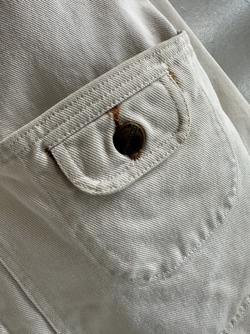 MARITHÉ + FRANÇOIS GIRBAUD - 1980s BOXY FIT DENIM BOMBER JACKET