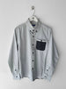JUNYA WATANABE COMME DES GARÇONS - S/S 2005 CONTRAST BACK PANEL LONG SLEEVE SHIRT