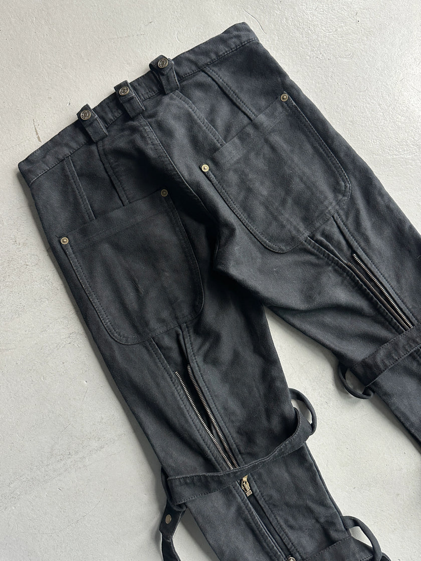JIMMY TAVERNITI - late 1990s BONDAGE LOW WAIST TROUSERS
