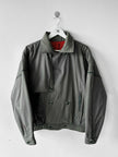NO LABEL 1980s 2 IN 1 DOUBLE BREASTED BOMBER JACKET GILET